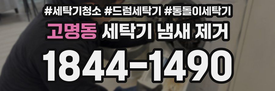 고명동 세탁기 냄새 제거