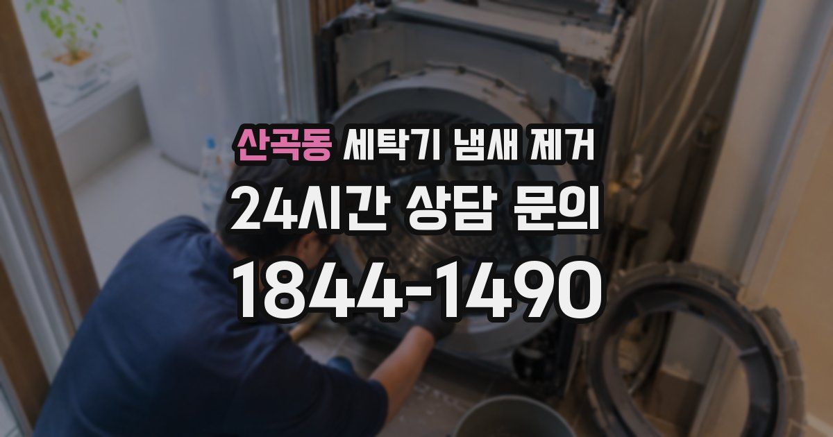 산곡동 세탁기 냄새 제거