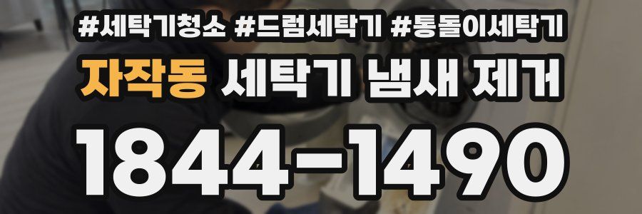 자작동 세탁기 냄새 제거