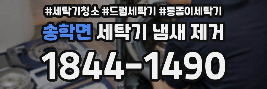 송학면 세탁기 냄새 제거