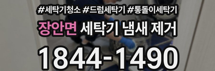 장안면 세탁기 냄새 제거