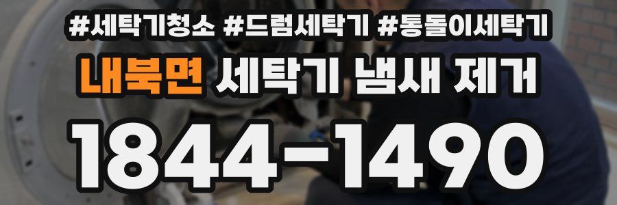 내북면 세탁기 냄새 제거