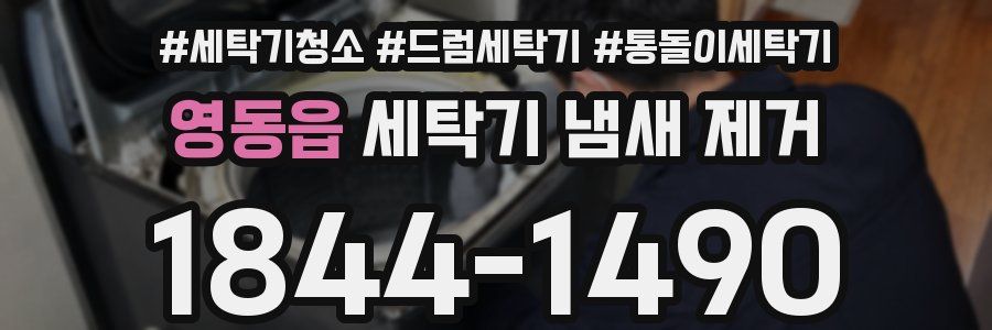 영동읍 세탁기 냄새 제거