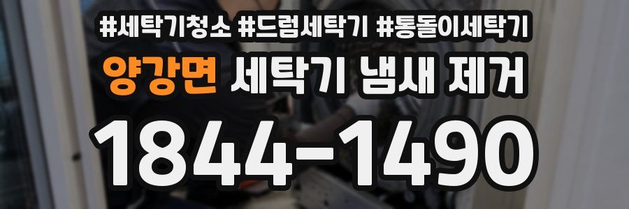 양강면 세탁기 냄새 제거