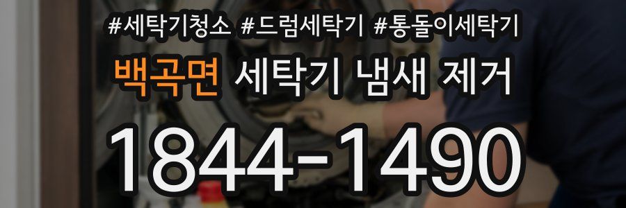 백곡면 세탁기 냄새 제거