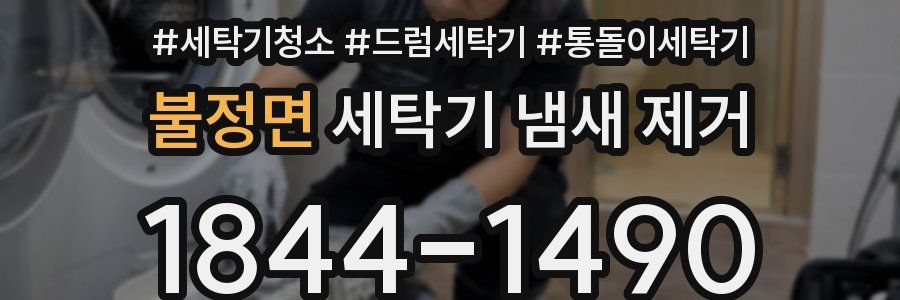 불정면 세탁기 냄새 제거
