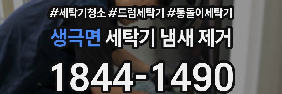 생극면 세탁기 냄새 제거