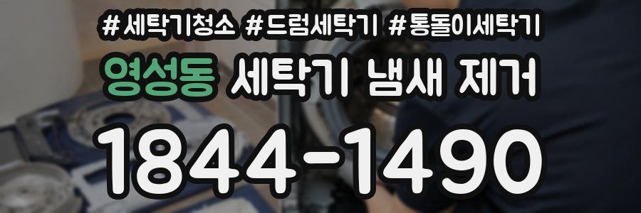 영성동 세탁기 냄새 제거
