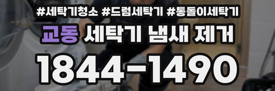 교동 세탁기 냄새 제거