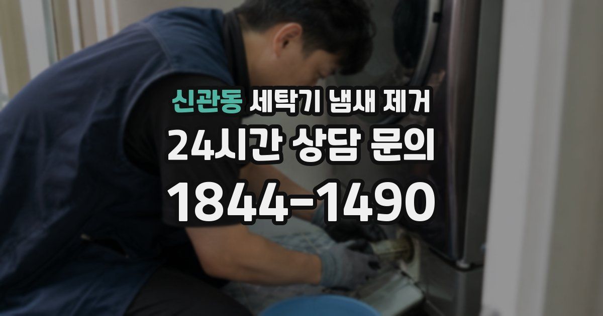 신관동 세탁기 냄새 제거