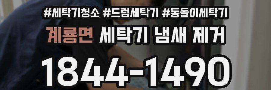 계룡면 세탁기 냄새 제거