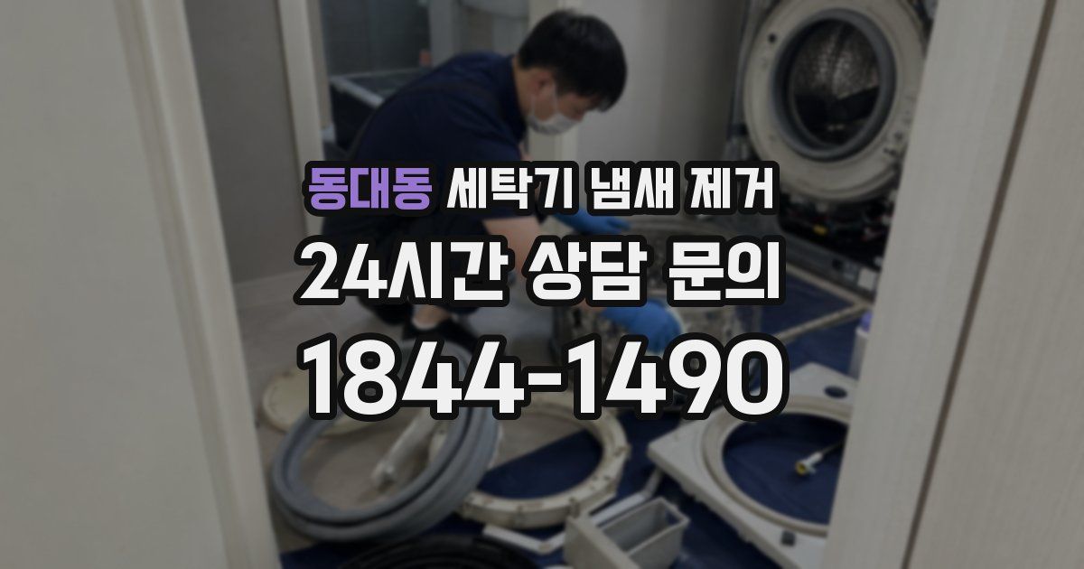 동대동 세탁기 냄새 제거