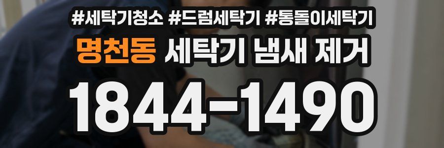 명천동 세탁기 냄새 제거