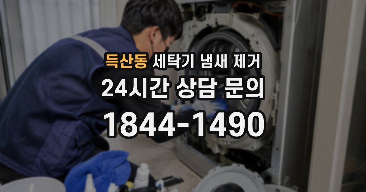 득산동 세탁기 냄새 제거