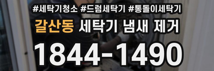 갈산동 세탁기 냄새 제거