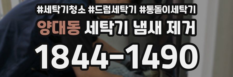 양대동 세탁기 냄새 제거