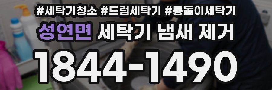 성연면 세탁기 냄새 제거
