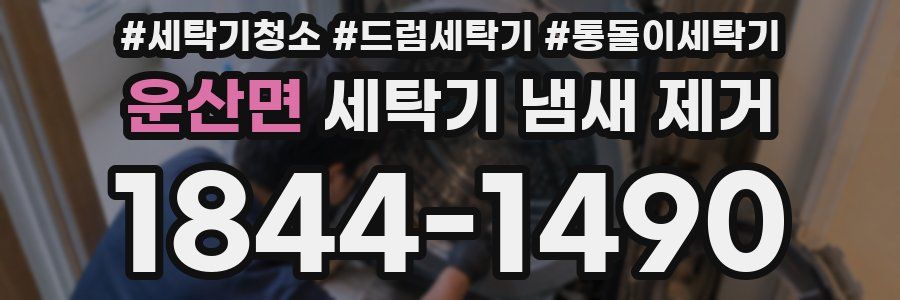 운산면 세탁기 냄새 제거