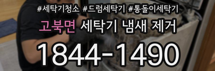 고북면 세탁기 냄새 제거