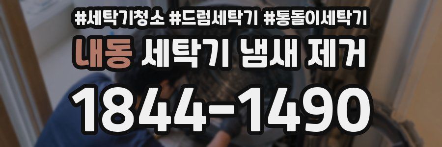 내동 세탁기 냄새 제거