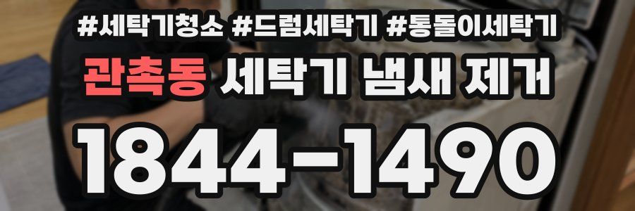 관촉동 세탁기 냄새 제거