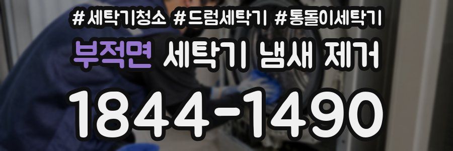 부적면 세탁기 냄새 제거