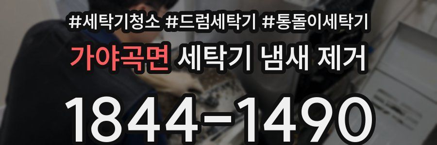 가야곡면 세탁기 냄새 제거