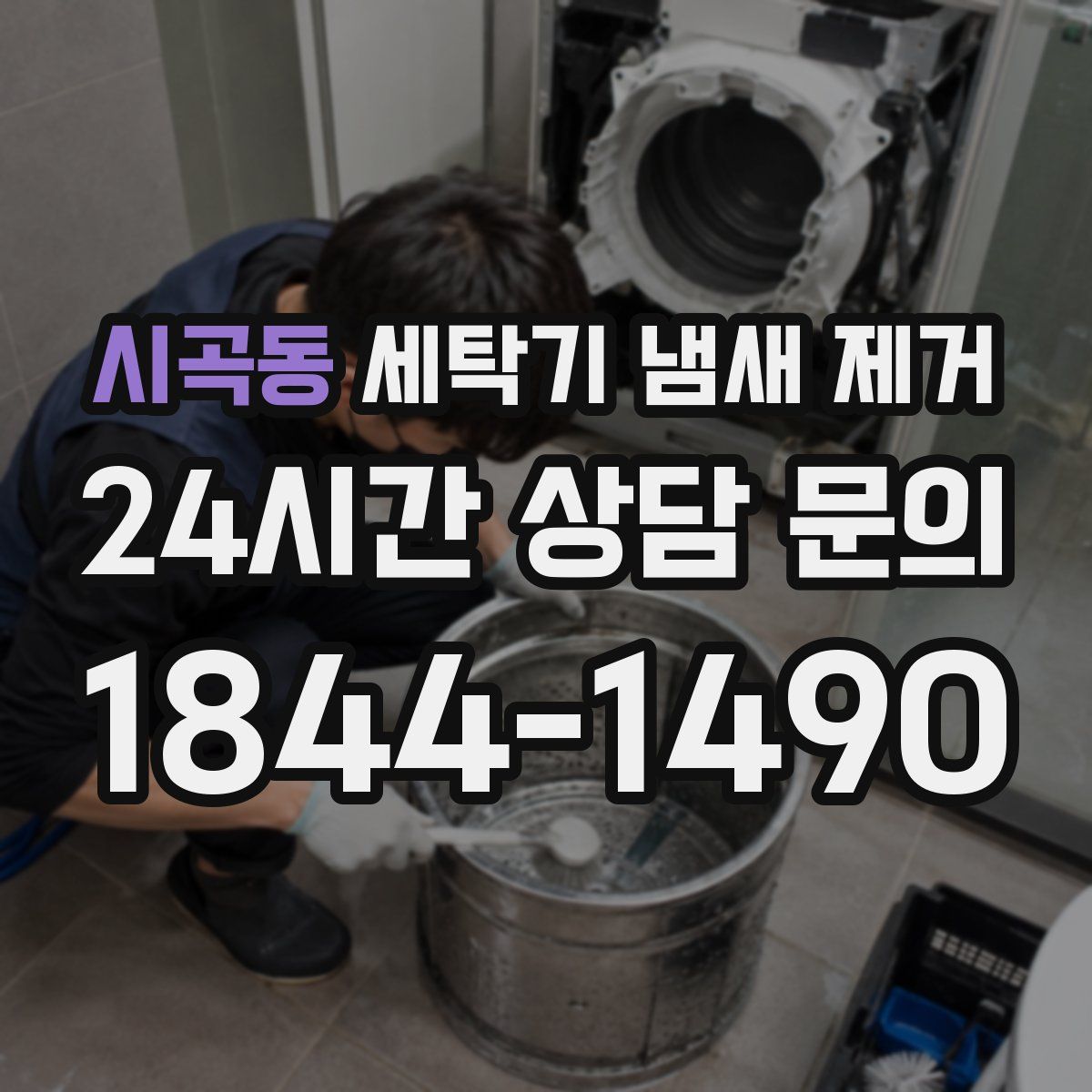 시곡동 세탁기 냄새 제거