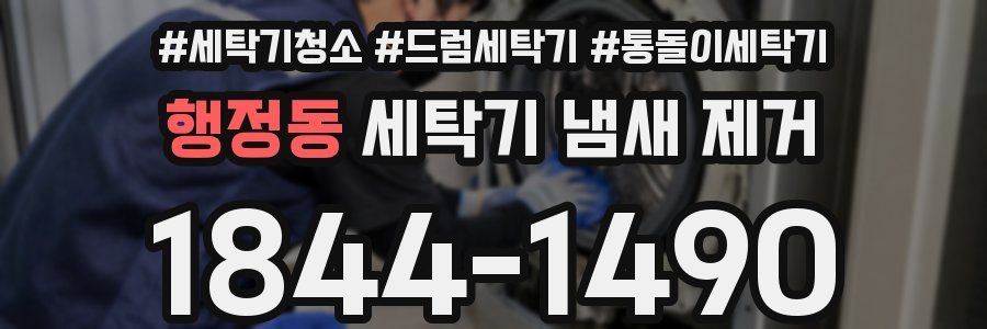행정동 세탁기 냄새 제거