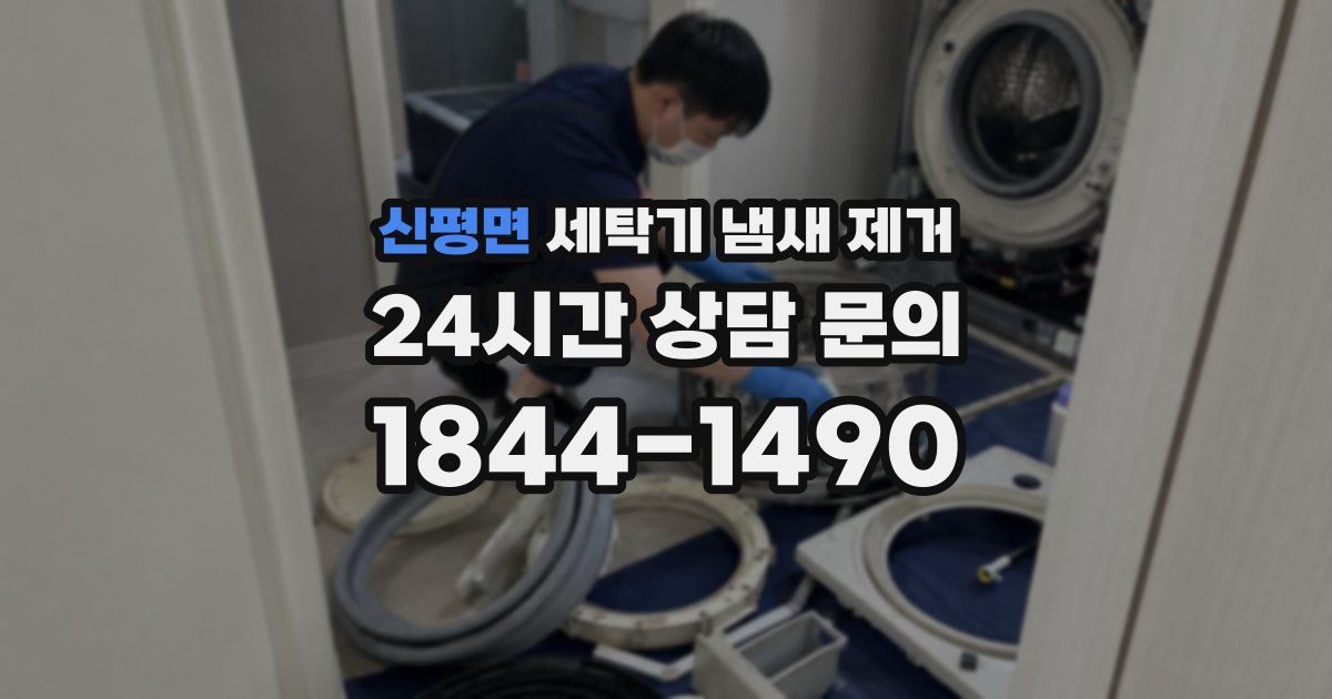 신평면 세탁기 냄새 제거