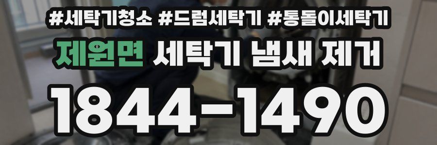 제원면 세탁기 냄새 제거