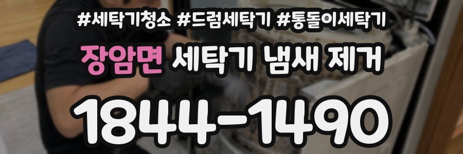 장암면 세탁기 냄새 제거