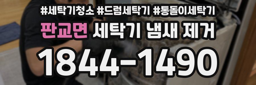 판교면 세탁기 냄새 제거