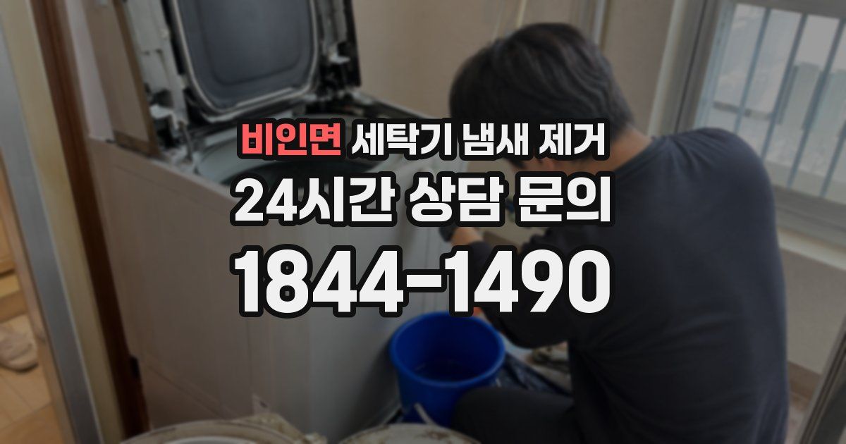비인면 세탁기 냄새 제거