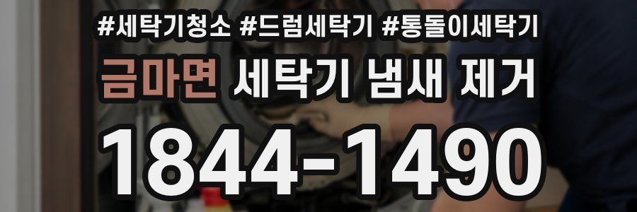 금마면 세탁기 냄새 제거