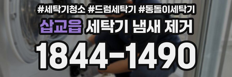 삽교읍 세탁기 냄새 제거