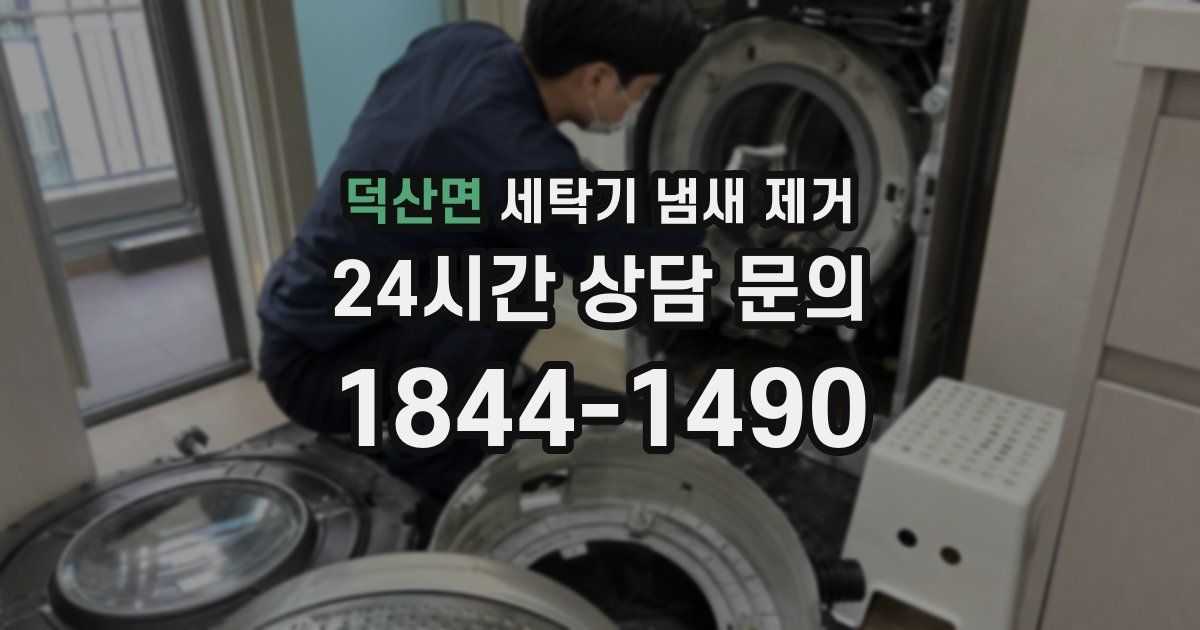 덕산면 세탁기 냄새 제거