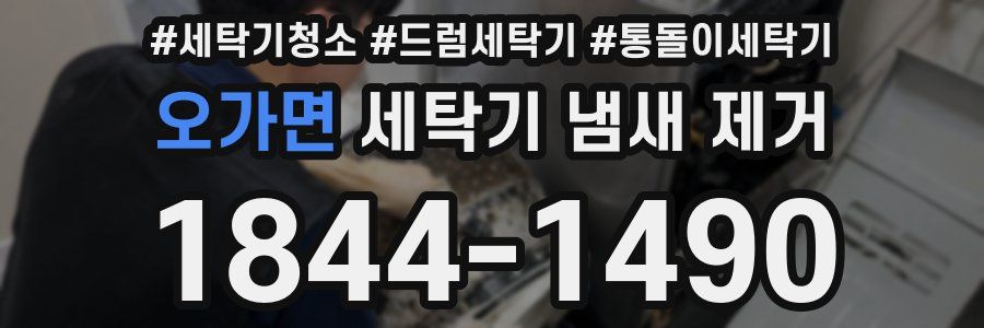 오가면 세탁기 냄새 제거