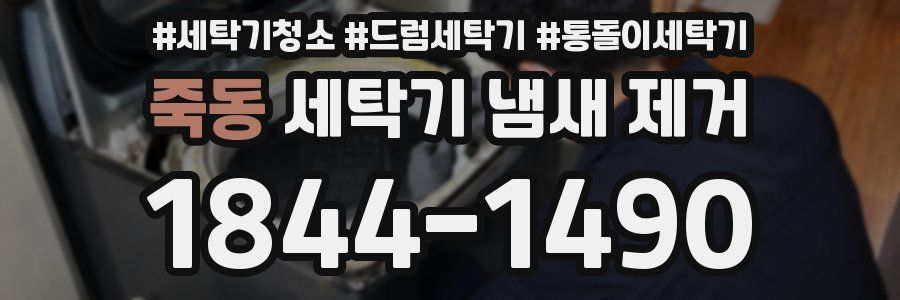 죽동 세탁기 냄새 제거