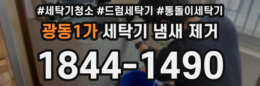 광동1가 세탁기 냄새 제거
