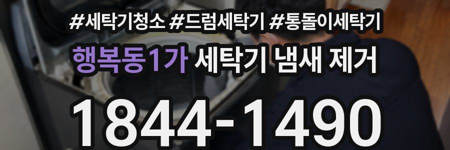 행복동1가 세탁기 냄새 제거