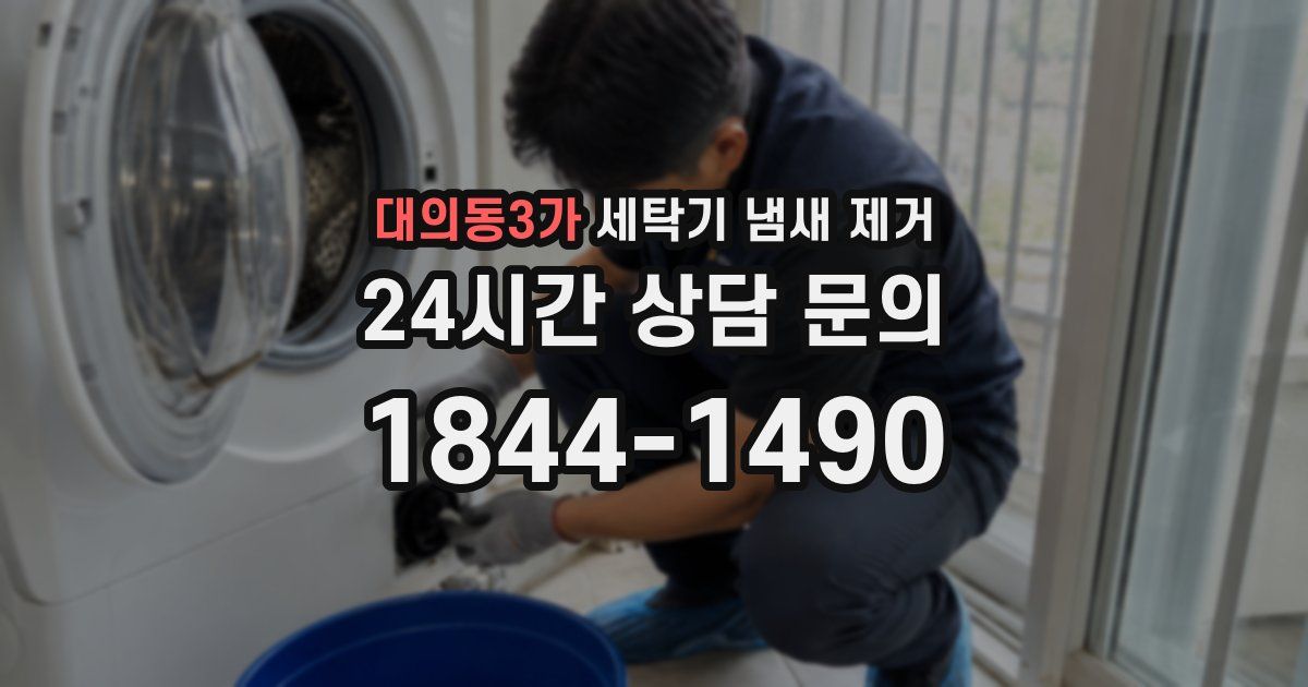 대의동3가 세탁기 냄새 제거