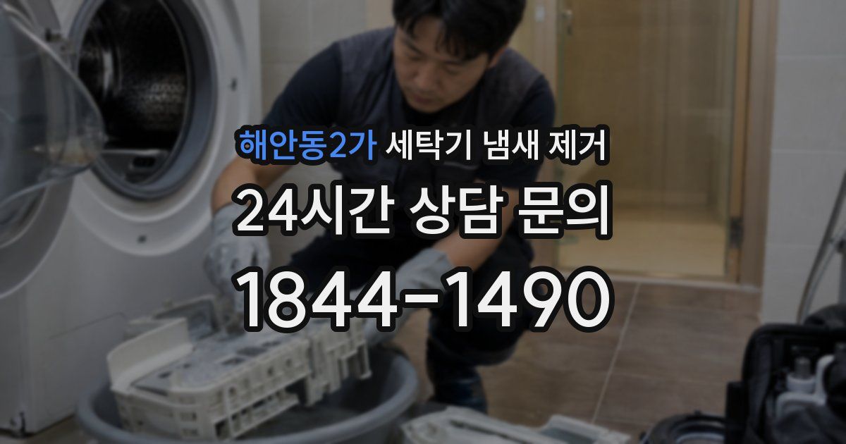 해안동2가 세탁기 냄새 제거