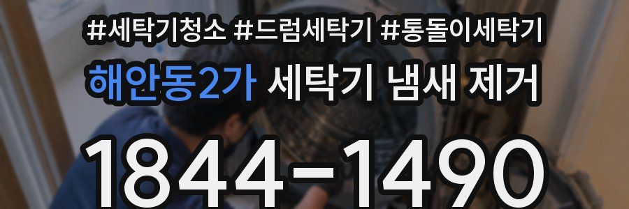 해안동2가 세탁기 냄새 제거