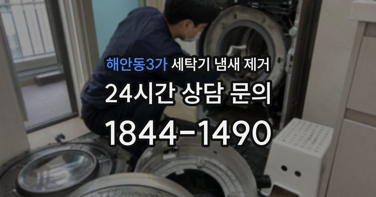 해안동3가 세탁기 냄새 제거