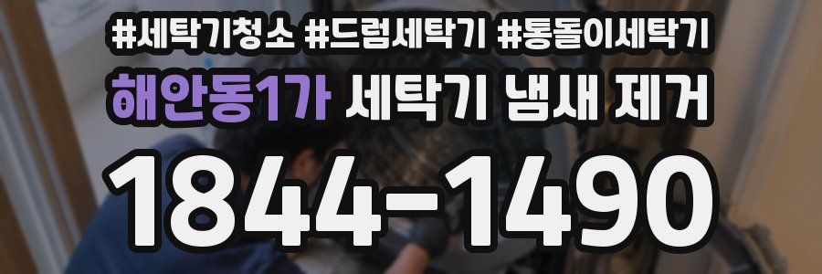 해안동1가 세탁기 냄새 제거