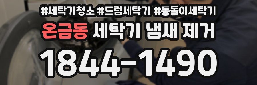 온금동 세탁기 냄새 제거