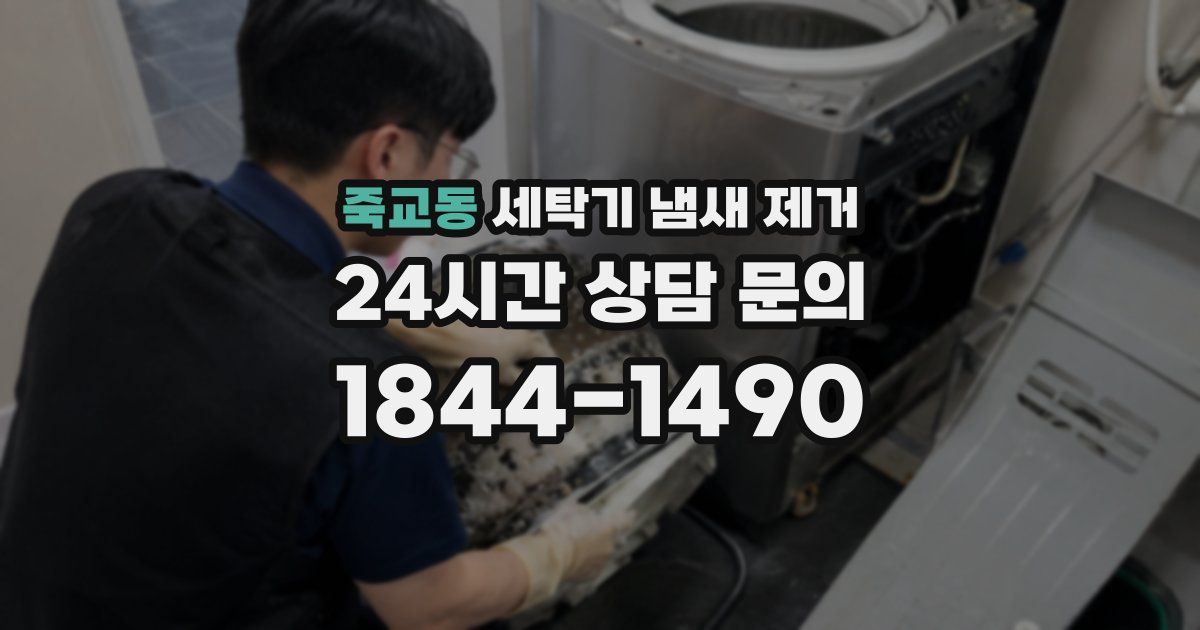 죽교동 세탁기 냄새 제거