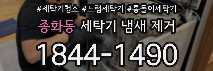 종화동 세탁기 냄새 제거