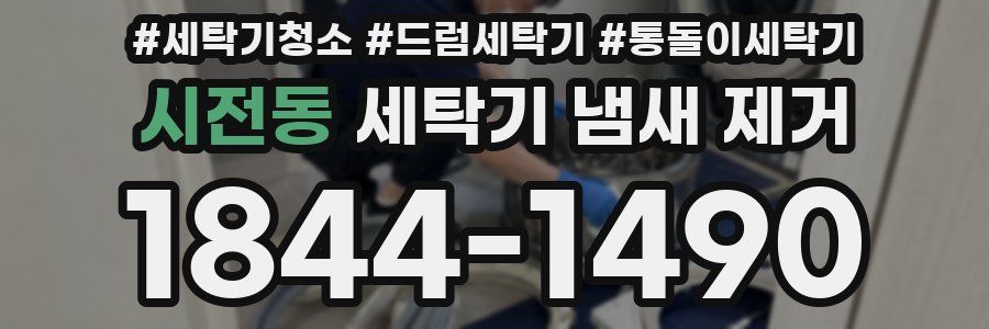 시전동 세탁기 냄새 제거